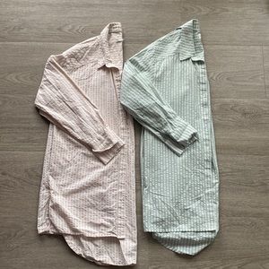 Anthropologie oversized button up